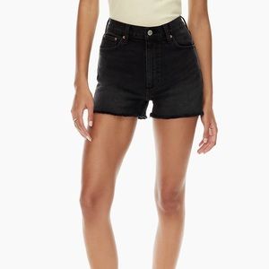 Aritzia Denim Forum Arlo Shorts in Black